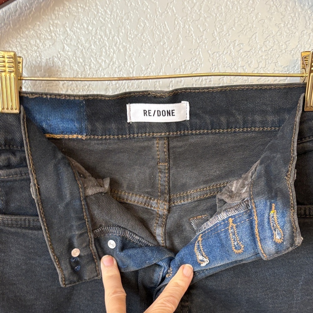 Re/Done Dark Gray 70’s Stove Pipe Jeans 25- BNWT - Picture 7 of 7